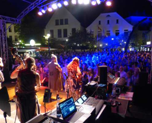 Blick von der Bühne beim Festival Maritim 2018